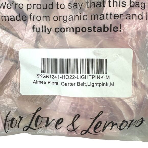 For Love & Lemons Aimee Floral Garter Belt - Size Medium - Picture 8 of 8